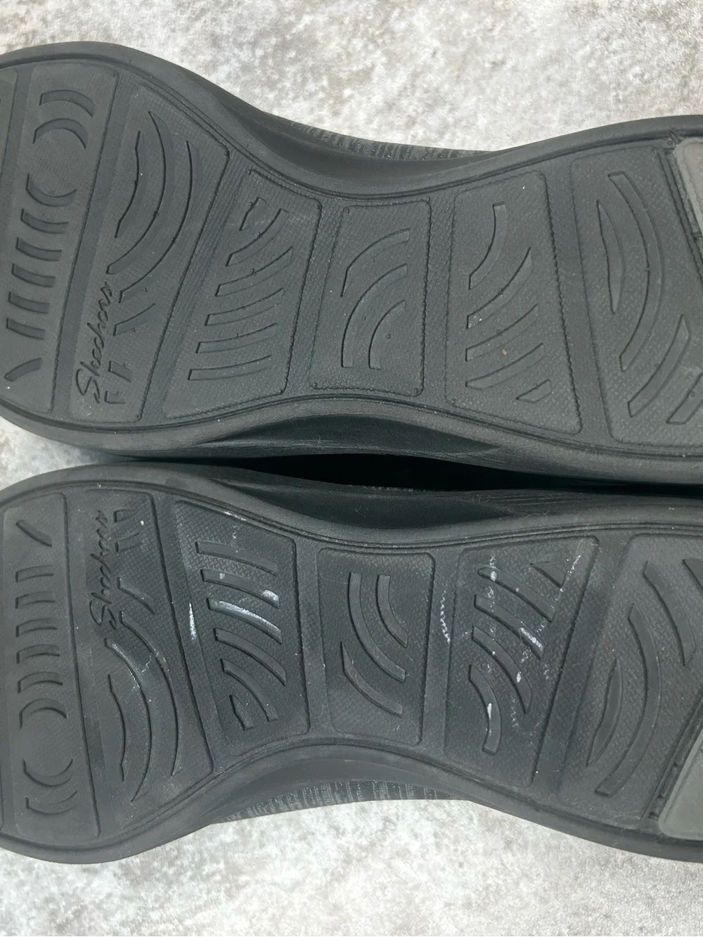 Skechers Air-Cooled Women’s Size 7 Ballet Flat Slip On Gray/Black